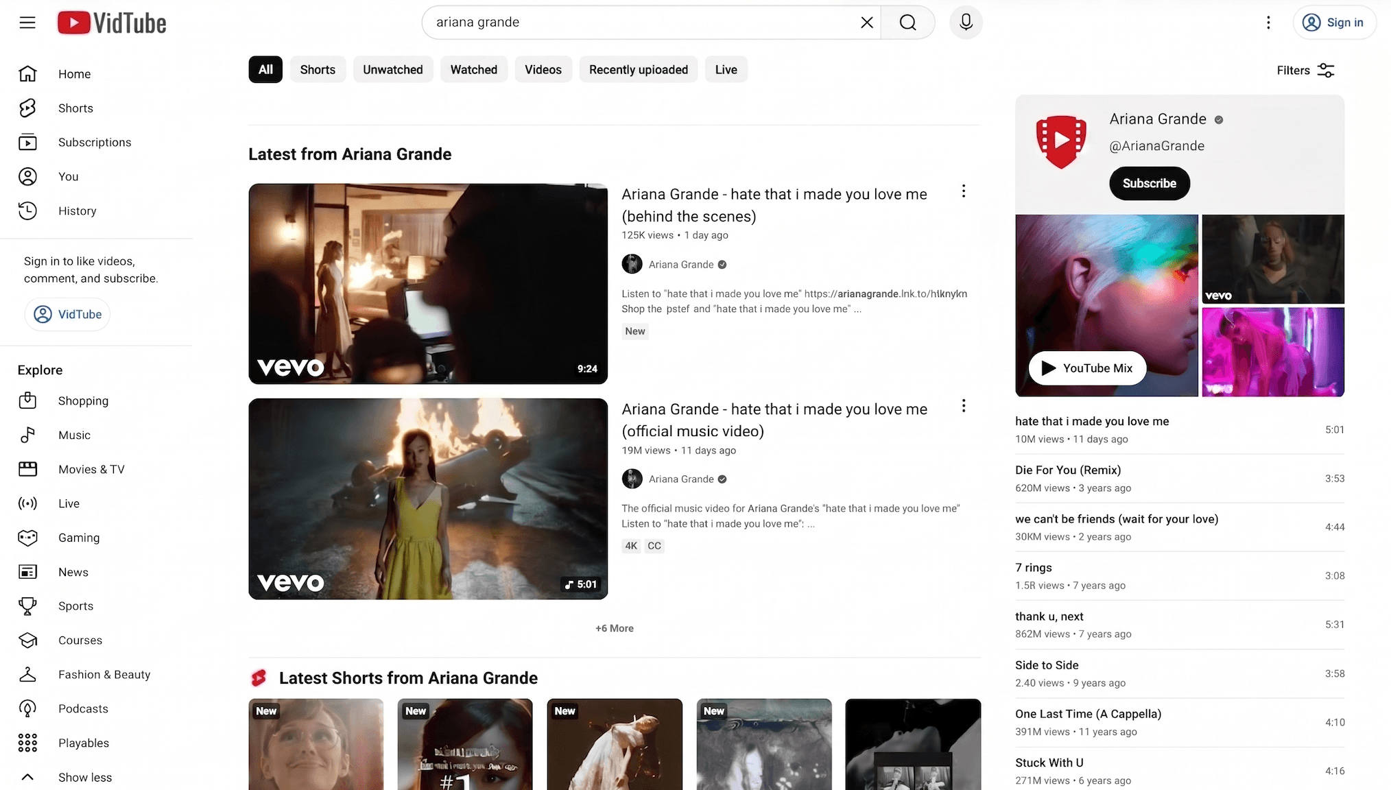 Video Streaming Service